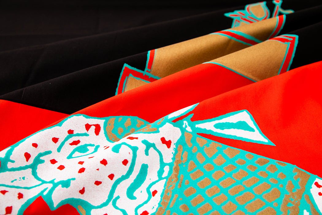 風呂敷 森羅万象 赤