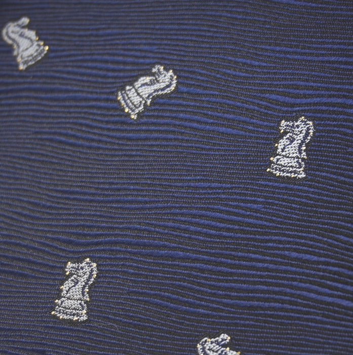 ネクタイ 馬（ナイト）紺