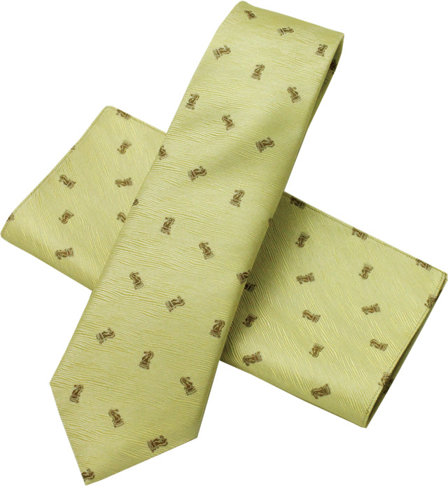 ネクタイ 馬（ナイト）イエロー